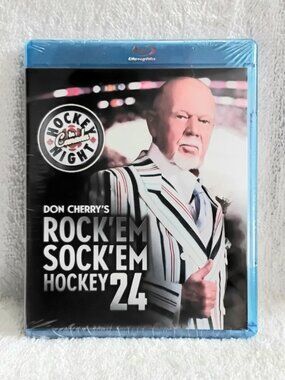 2/$15 Sealed 2012 Don Cherry's Rock 'em Sock 'em Hockey 24 Blu-Ray DVD!!